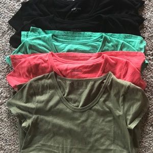 lot of 5 -Merona XS short sleeve t-shirt